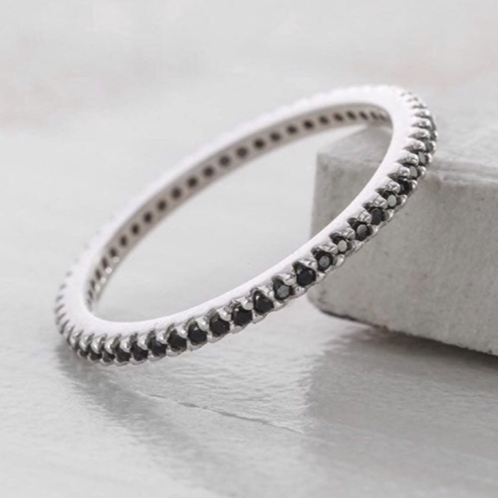 Silpada Sterling Silver Exquisite Stack Ring R293… - image 1